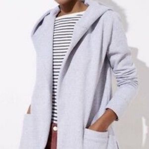 Ann Taylor Loft Terry Open Hoodie